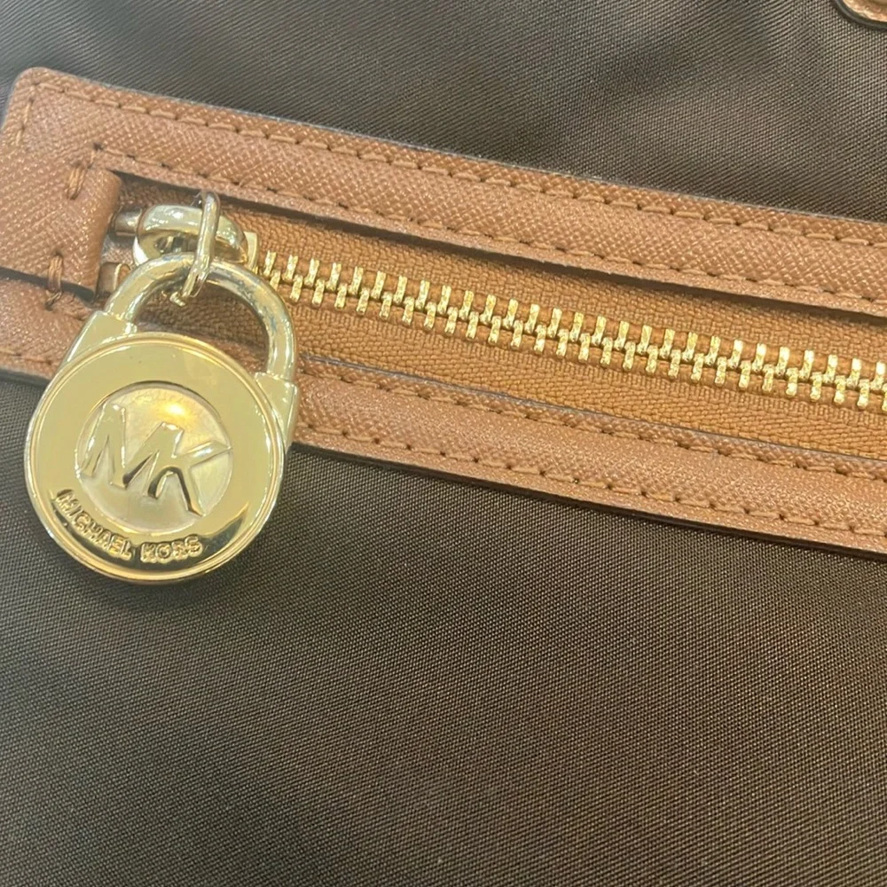 Michael Kors Black Crossbody‎ Bag Brown & Tan- Preloved
